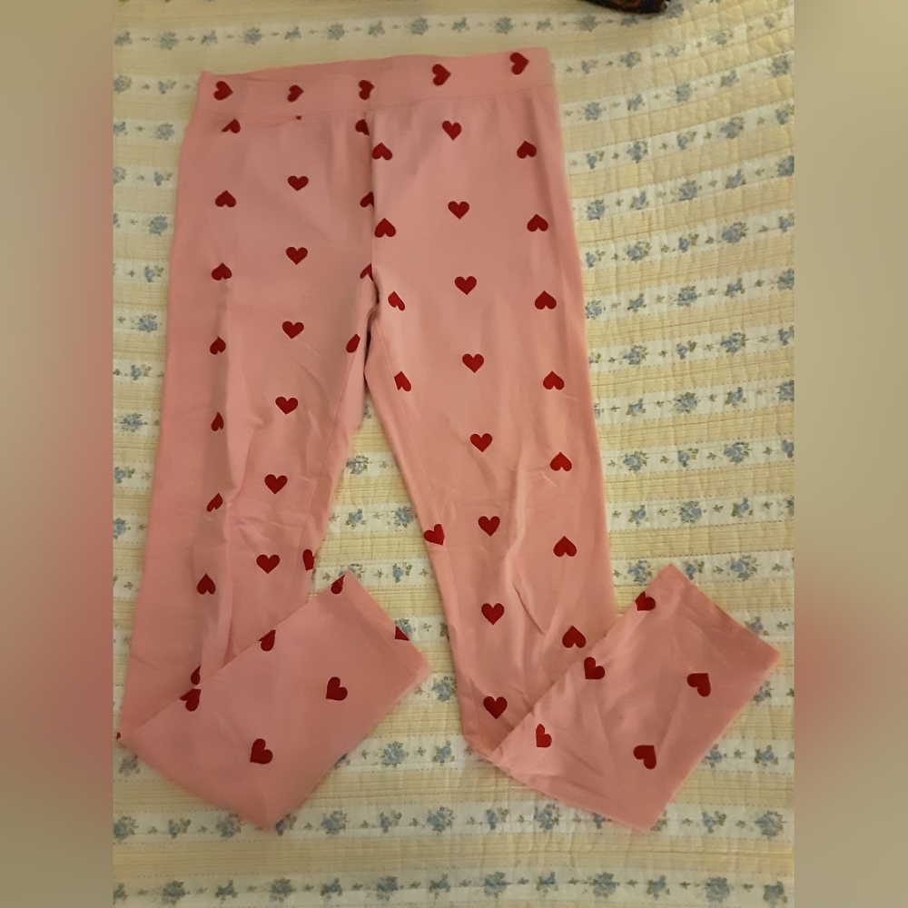 Style and Co. Pink heart Leggings